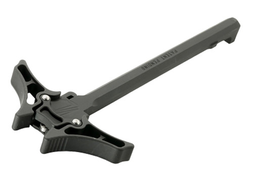 Timber Creek Outdoors Enforcer AR-10 Ambidextrous Charging Handle Black Billet Aluminum