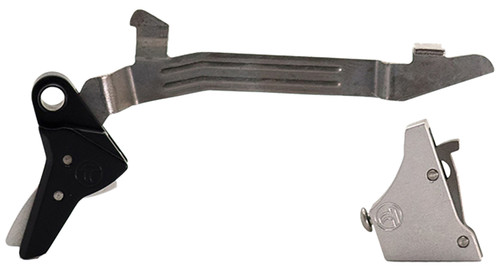 Timney Alpha Competition Silver Straight Trigger for Glock Gen3-4, 9mm/40 S&W