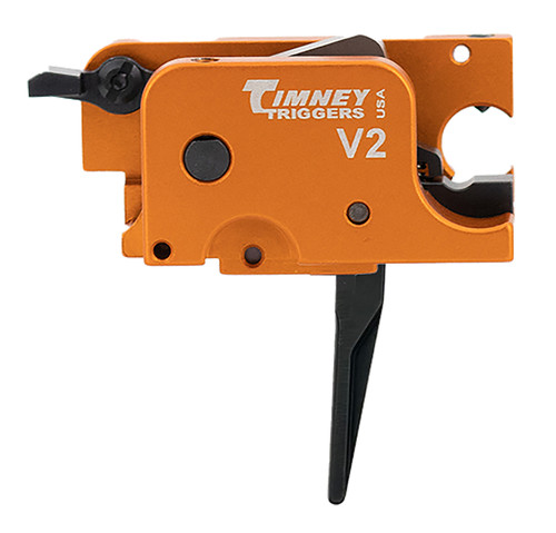 Timney Triggers SCORPIONST V2 Straight Trigger for CZ Scorpion – Orange/Black, 9mm