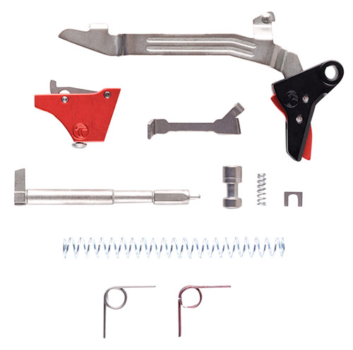 Timney Triggers Alpha Competition 9mm/40 S&W Red Replacement Trigger for Glock Gen 3-4