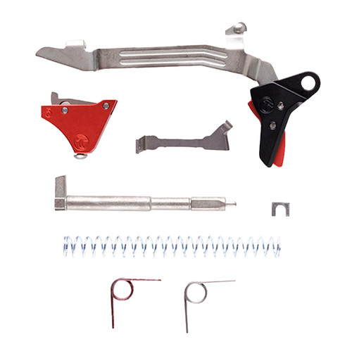 Timney Triggers Alpha Competition 9mm/40 S&W Red Replacement Trigger for Glock Gen 5