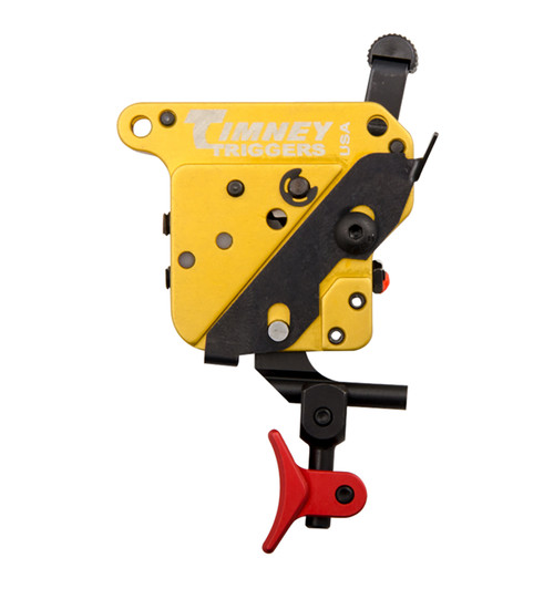 Timney Triggers Calvin Elite Custom Trigger 8 oz Pull Weight Black/Gold for Remington 700 Right Hand