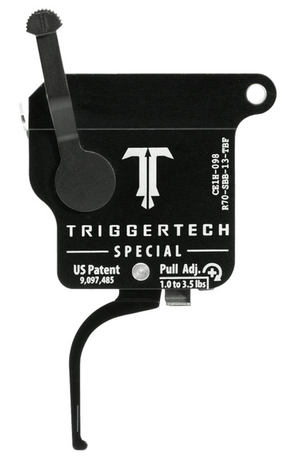 TriggerTech R70SBB13TBF Special Single-Stage Flat Trigger 1-3.5 lbs for Remington 700 Right