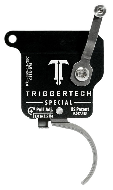 TriggerTech R7LSBS13TBC Special Single-Stage Curved Trigger 1-3.5 lbs for Remington 700 Left