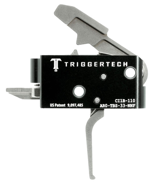 TriggerTech AR0TBS33NNF Competitive Primary Two-Stage Flat Trigger 3.5 lbs for AR-15
