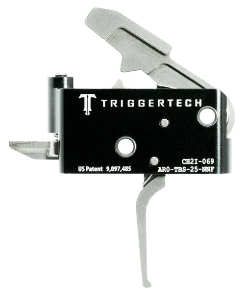 TriggerTech AROTBS25NNF Adaptable Primary Two-Stage Flat Trigger 2.5-5 lbs for AR-15
