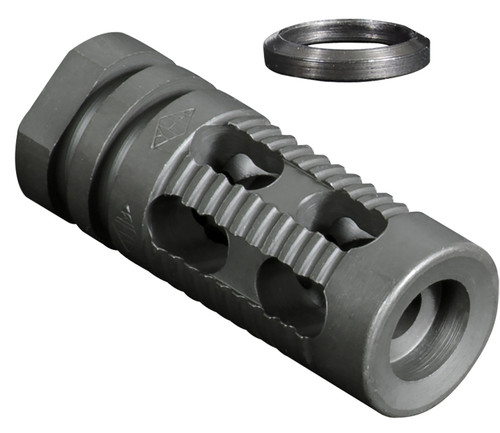 Yankee Hill 285M2 Phantom Comp/Brake Smooth End 1/2"-28 tpi 2.25" OAL for 5.56mm