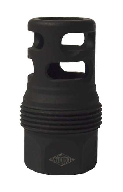 Yankee Hill 4445MB24 sRx Q.D. Muzzle Brake Short Black Phosphate Steel 5/8"-24 tpi for sRx Adapters