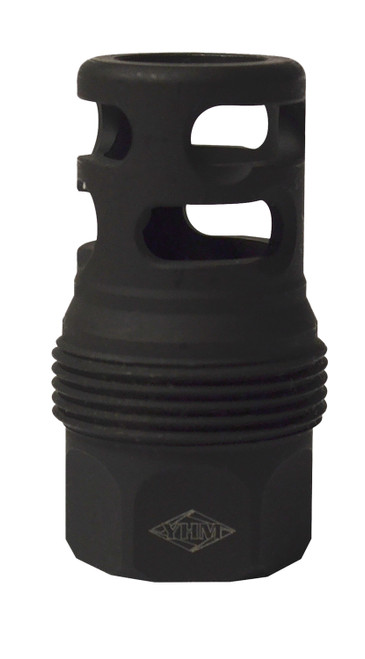 Yankee Hill 4445MB24B sRx Q.D. Muzzle Brake Short Black Phosphate Steel 11/16"-24 tpi for sRx Adapters