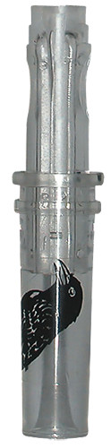 Haydel's TC87 Triple Tone Open Call - Crow & Hawk Sounds for Turkey Locating, Clear Acrylic