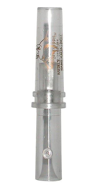 Haydel's GHJ Government Hunter Baby Rabbit Open Call - Double Reed Cottontail/Jackrabbit, Clear Acrylic