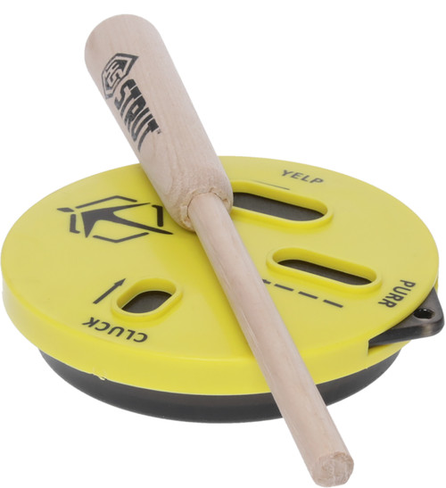 Hunters Specialties HSSTR100039 Cookie CuttR Slate Pot Turkey Call Yellow