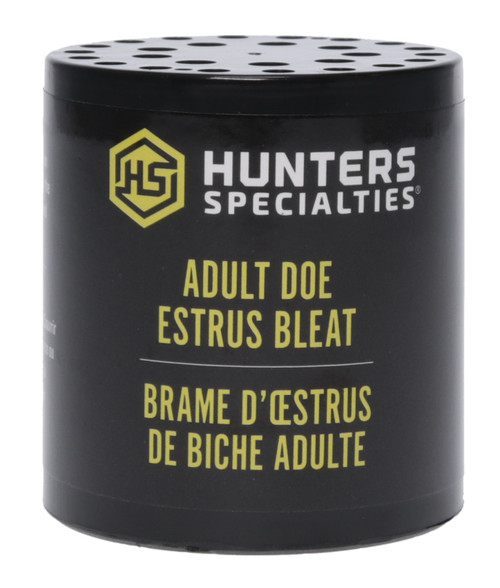 Hunters Specialties 00167 Adult Doe Estrus Can Call Medium Size Black Deer Call