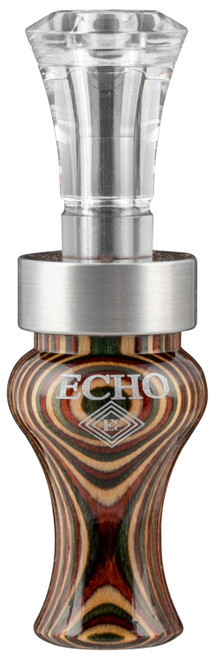 Echo Calls 77754 Timber Double Reed Mallard Duck Call Multi-Color DiamondWood