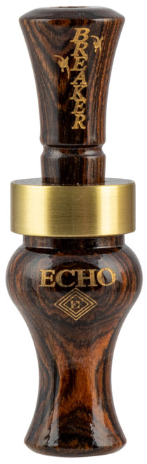 Echo Calls 78913 Breaker Single Reed Duck Call - Brown Bocote Timber
