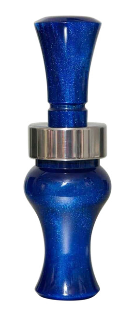 Echo Calls 79014 Meat Hanger Double Reed Duck Call - Blue Pearl Acrylic