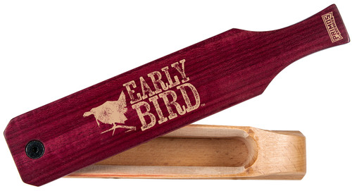 Primos PS2961 Early Bird Turkey Box Call - Natural Walnut/Purple Heart Wood