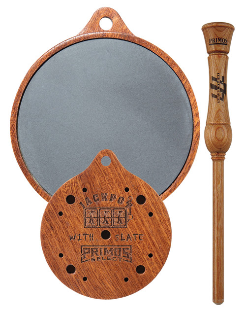 Primos 216 Jackpot Slate Turkey Pot Call with Hardwood Striker