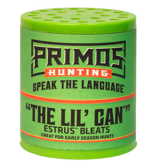 Primos 731 The Lil Can Doe Estrus Bleat Deer Call - Green Plastic