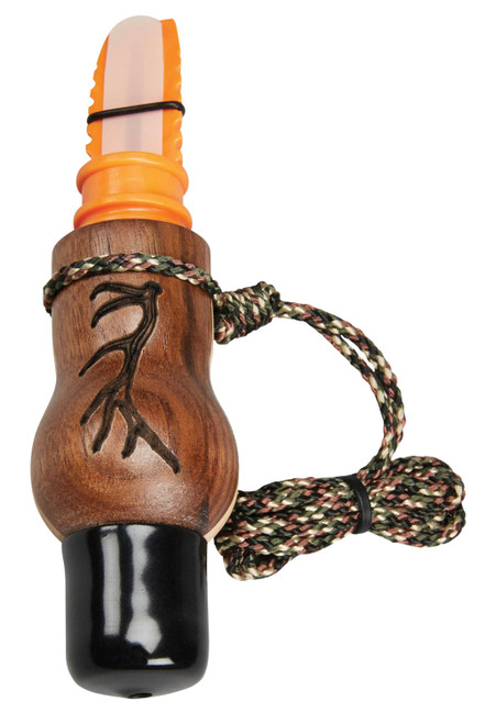 Wayne Carlton's Calls 70168 Whispering Cow Open Reed Elk Call Natural Walnut/Maple