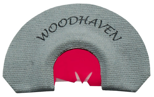 Woodhaven WH341 The Dagger Turkey Mouth Call Gray/Red Three Reed Split-V Hybrid