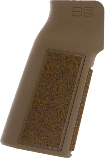 B5 Systems PGR1454 Type 22 P-Grip Coyote Brown Aggressive Textured Polymer No Backstrap for AR-Platform