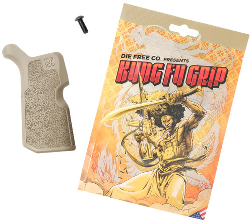 Die Free Co Kung Fu Grip Flat Dark Earth Nylon Pistol Grip for AR15/M4/AR10/SR25