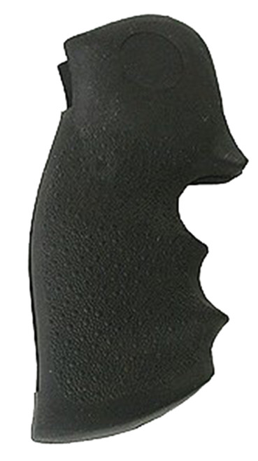 Hogue 46000 OverMolded Black Rubber Monogrip with Finger Grooves for Colt Python