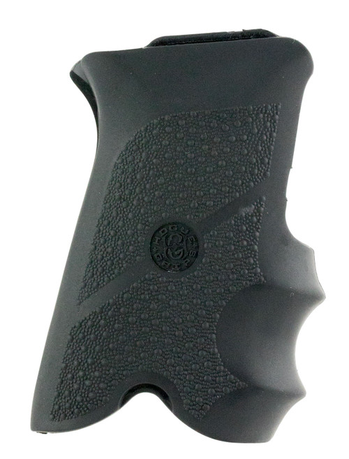 Hogue 85000 Black Rubber Grip with Finger Grooves for Ruger P85 and P91
