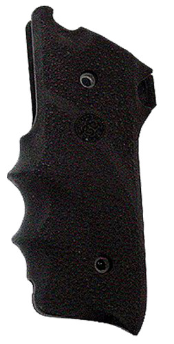 Hogue 82000 Black Rubber Grip with Finger Grooves for Ruger Mark II and Mark III