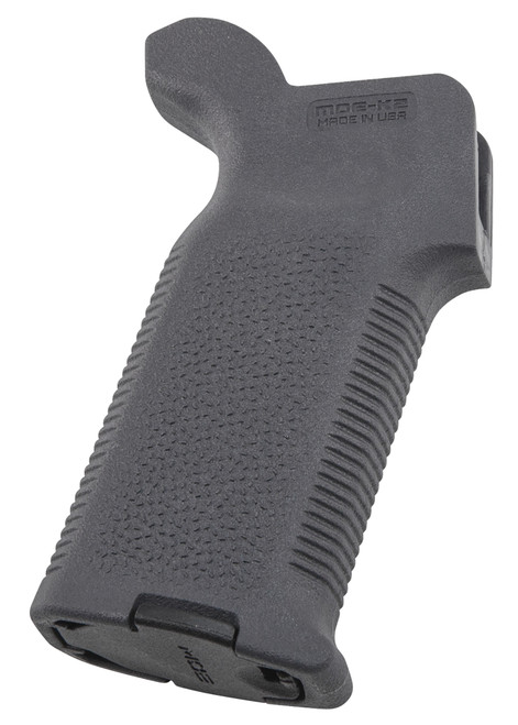 Magpul MAG522-GRY MOE-K2 Grip Gray Polymer Aggressive Textured for AR-15/M4