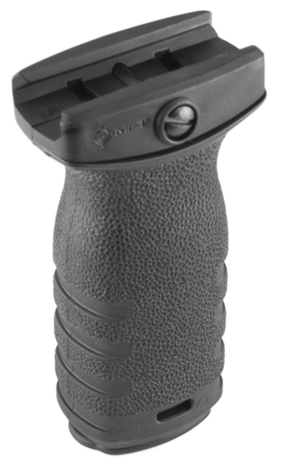 Mission First Tactical RSG React Short Vertical Grip Black Polymer for AR Platform