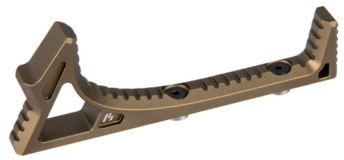 Strike Industries LINKCFGFDE Link Curved Fore Grip AR-Platform Flat Dark Earth Aluminum