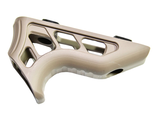 Timber Creek Outdoors Enforcer M-LOK Mini Angled Foregrip Flat Dark Earth Billet Aluminum
