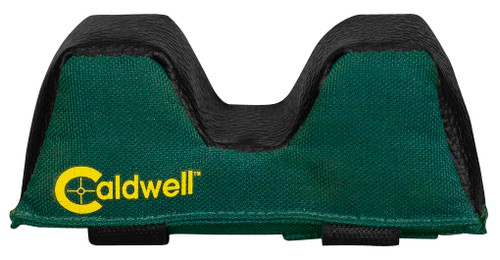 Caldwell Universal Front Rest Bag Filled Green with Black Accents Leather and Polyester