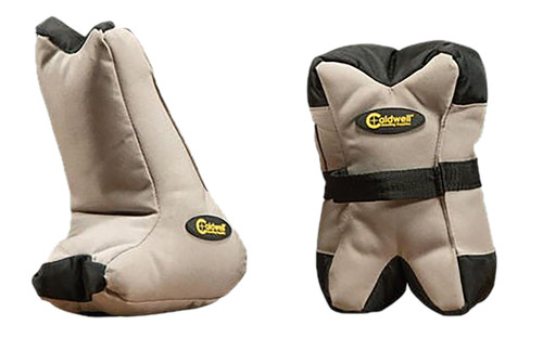 Caldwell DeadShot AR Tactical Prefilled Shooting Bag Combo Tan Nylon 7.5 lbs