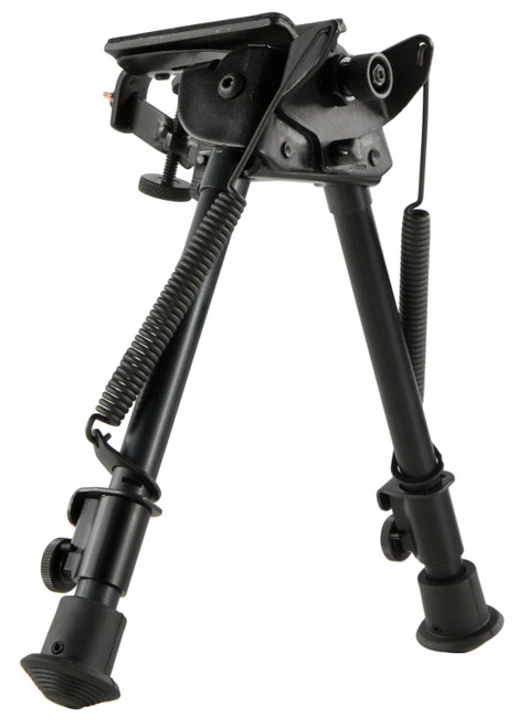 Harris LS Model L Series Swivel Bipod 9-13" Black Anodized Steel/Aluminum