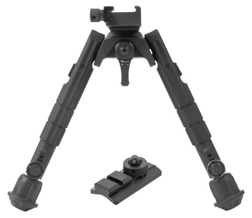 Leapers TLBP01B Bipod Black Anodized Aluminum 7-9 Inch