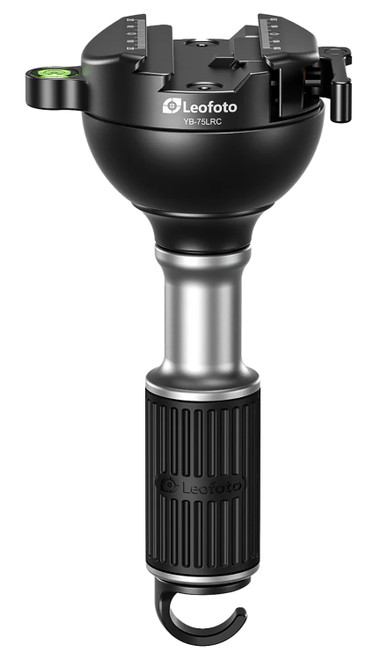 Leofoto USA YB-75LRC Tripod Leveling Head Black Aluminum