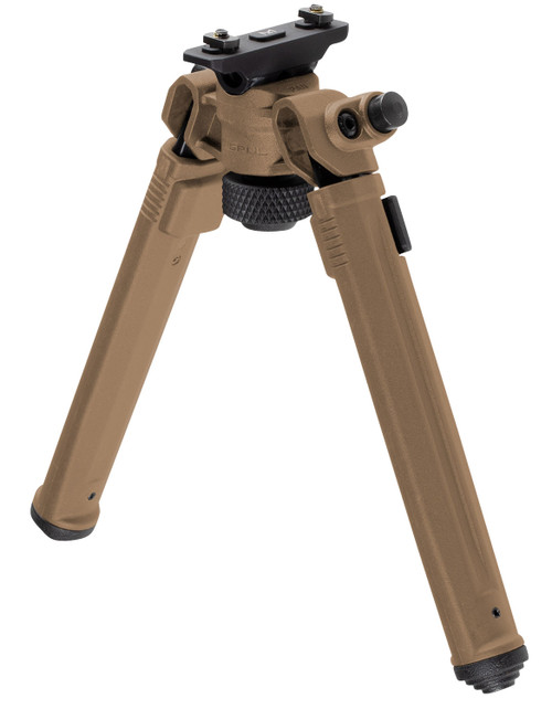 Magpul MAG933-FDE Bipod M-LOK Attachment Flat Dark Earth Aluminum, 6.80-10.30" Adjustment