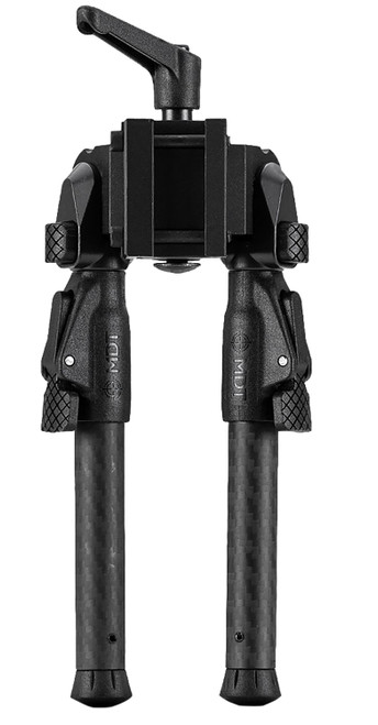 MDT 105560BLK GRND-POD Bipod Black Aluminum, 4.5"-9.0", Spiked Feet, Fits Picatinny Rail