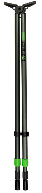 Primos 65483 Pole Cat Tall BiPod Shooting Stick, Black Aluminum, 25-62"
