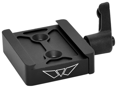 Warne 7955M Skyline ARCA Rail Adapter for Bipods Black Anodized Steel