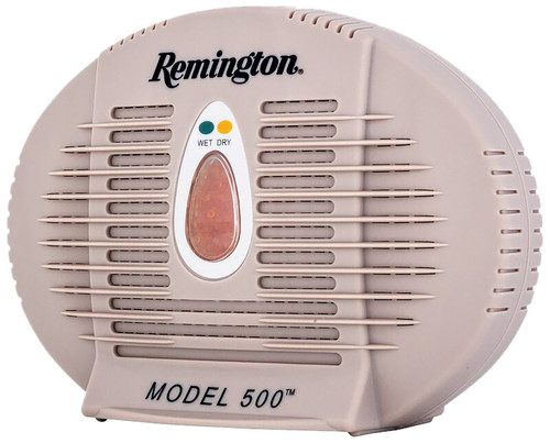 Remington Model 500 Rechargeable Mini Dehumidifier White Plastic for Gun Safes