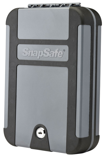 SnapSafe 75212 TrekLite XL Key Entry Lock Box Gray Polycarbonate Holds 1 Handgun