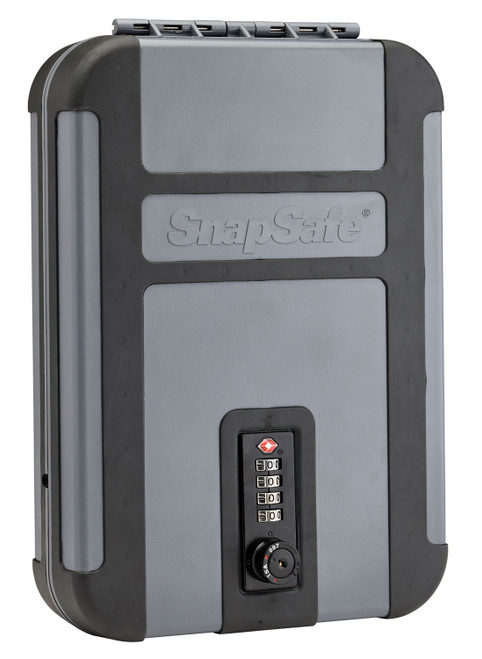 SnapSafe 75241 TrekLite XL Combination Entry Lock Box Gray Polycarbonate Holds 1 Handgun 10" x 7" x 2"
