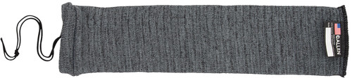Allen Knit Handgun Sock Heather Gray Silicone Treated with Drawstring for Handguns up to 14"