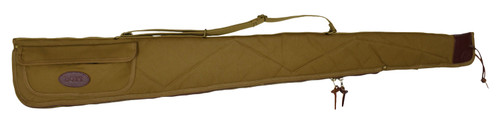 Boyt Harness OGC97PXL6 Alaskan Shotgun Soft Case Khaki Waxed Canvas 52" with Brass Hardware