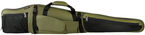 Bulldog BD355 Hunter Series 52" Black/Green Poly Oxford Scoped Shotgun Case