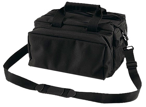 Bulldog BD910 Deluxe Range Bag Black Nylon Water-Resistant with Adjustable Strap and Divider